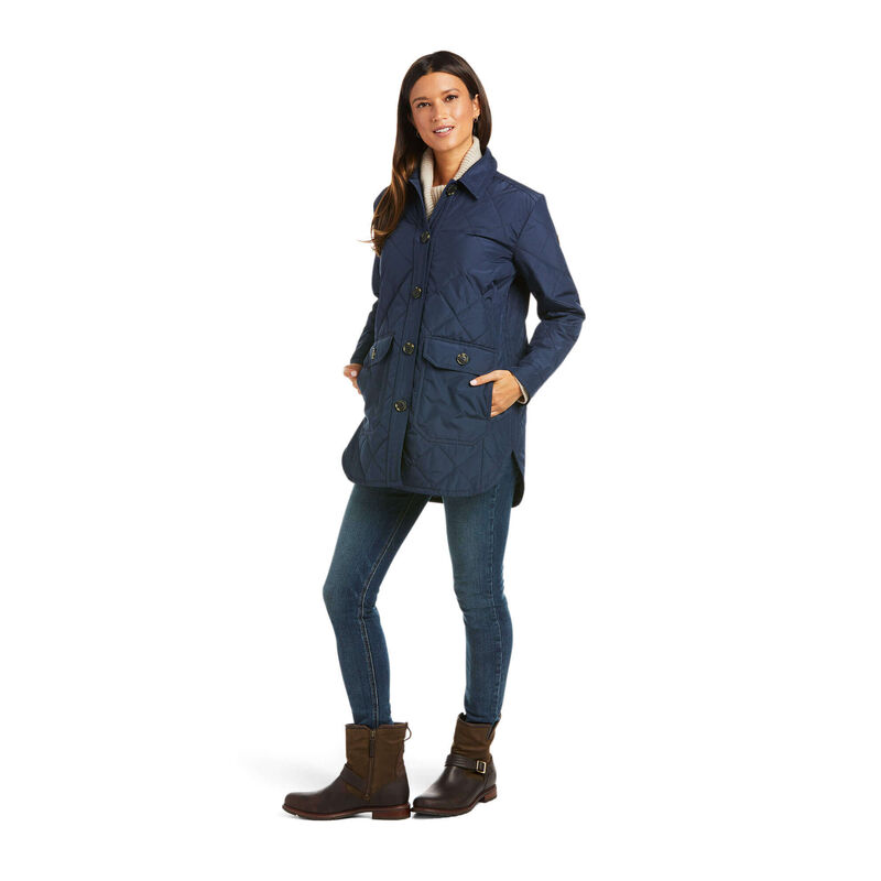 Chaqueta Ariat Belmont Shirt Azul Marino Mujer - Chile 213-KCJBOI